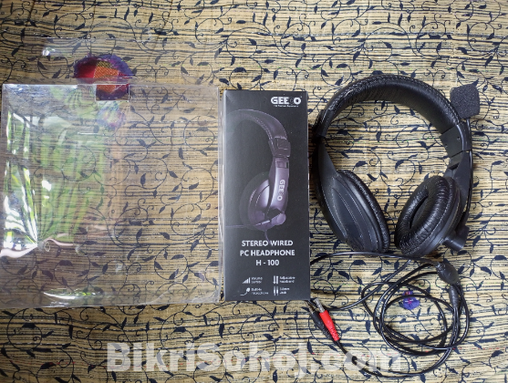 Geeoo H-100 Wired PC Headphone